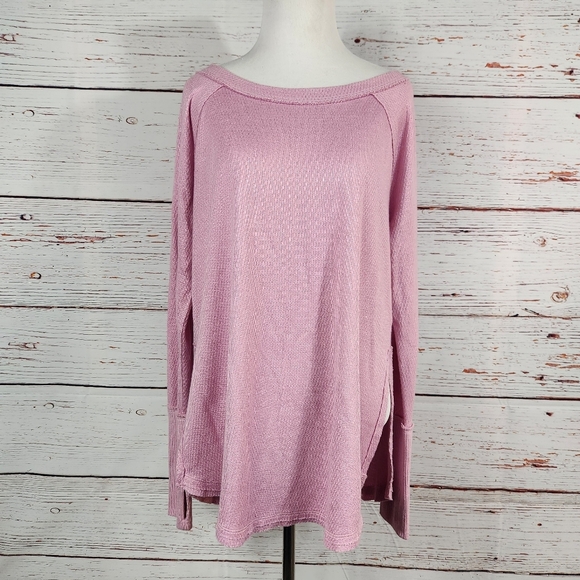 FREE PEOPLE Snowy Thermal Pink (S) - Picture 4 of 7